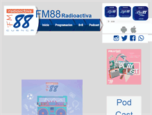 Tablet Screenshot of fm88radioactiva.com